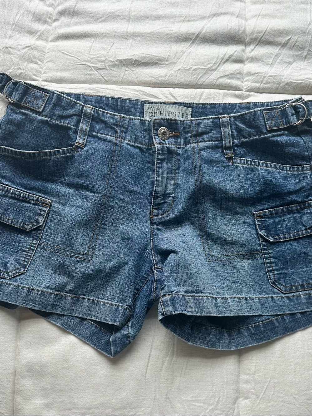 Blue Denim Cargo Women’s Shorts